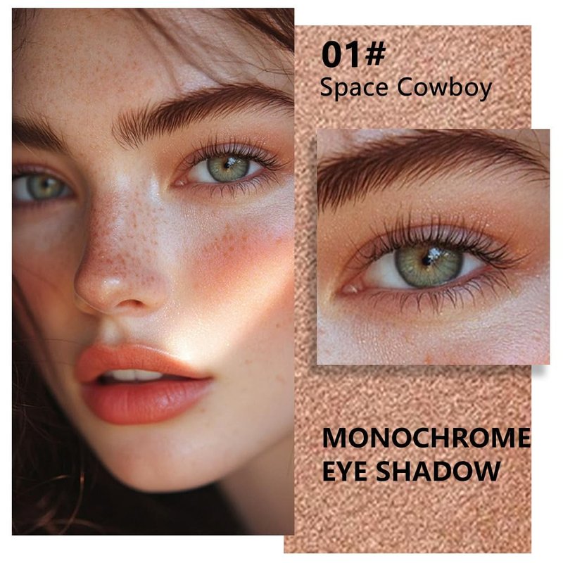 evpct Matte Single Eye Shadow Palette Makeup for Older Women