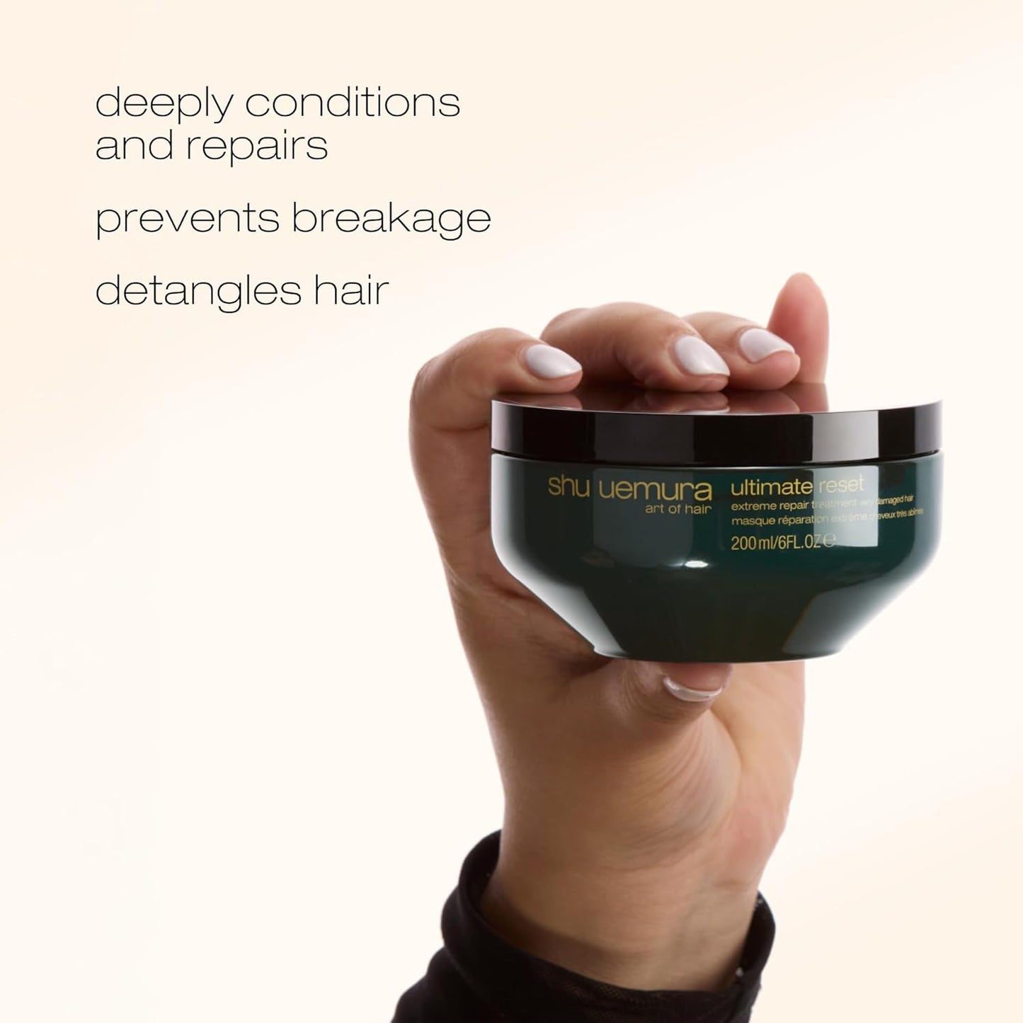 Shu Uemura Ultimate Reset Hair Mask | Extreme Repair with Japanese Rice Extract for Damaged Hair