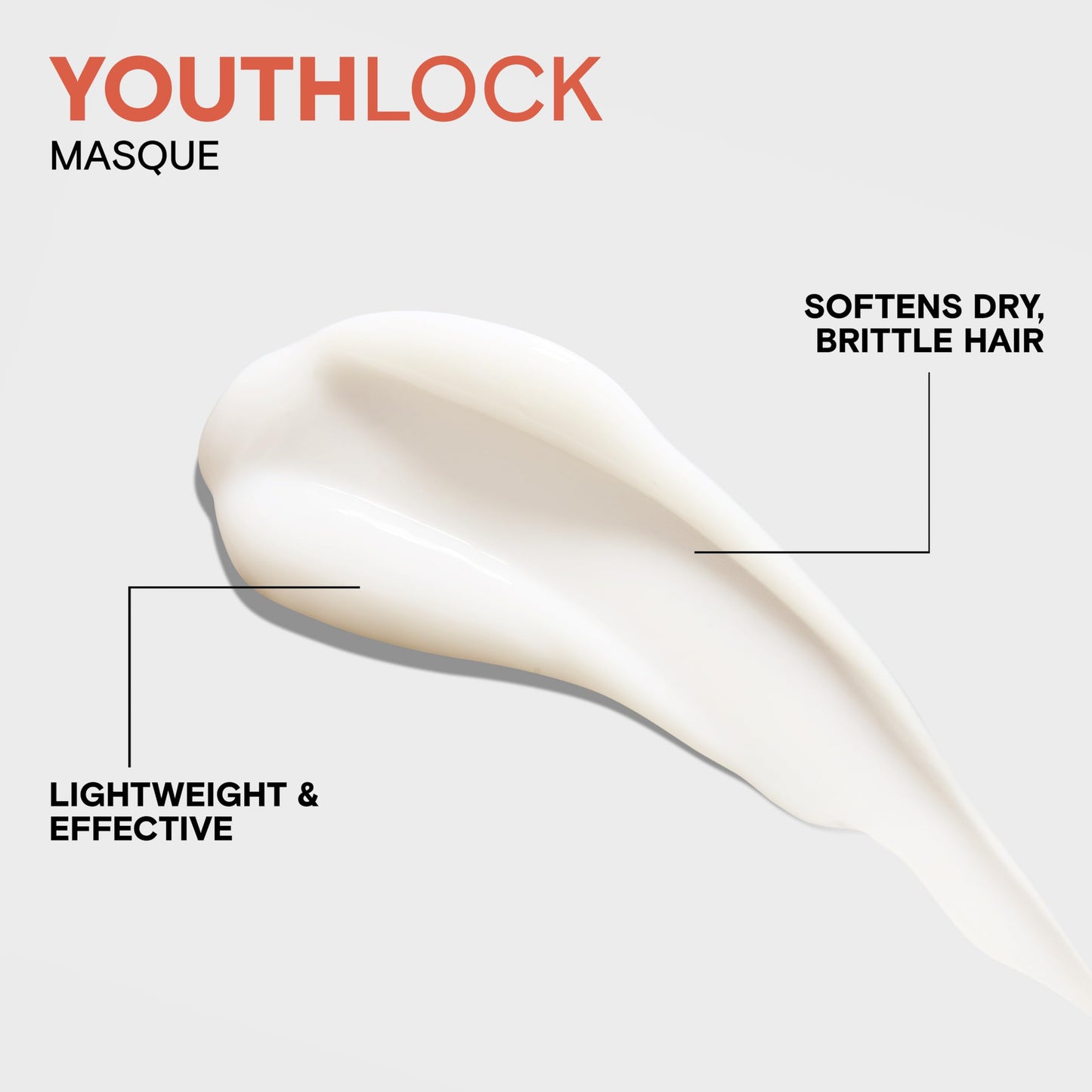 Joico YouthLock Treatment Masque Formulated With Collagen|Nourish & Soften|Strengthen & Protect|Reduce Breakage & Frizz|Soften & Detangle|Boost Shine|Sulfate Free|With Arginine|5.1 Fl Oz