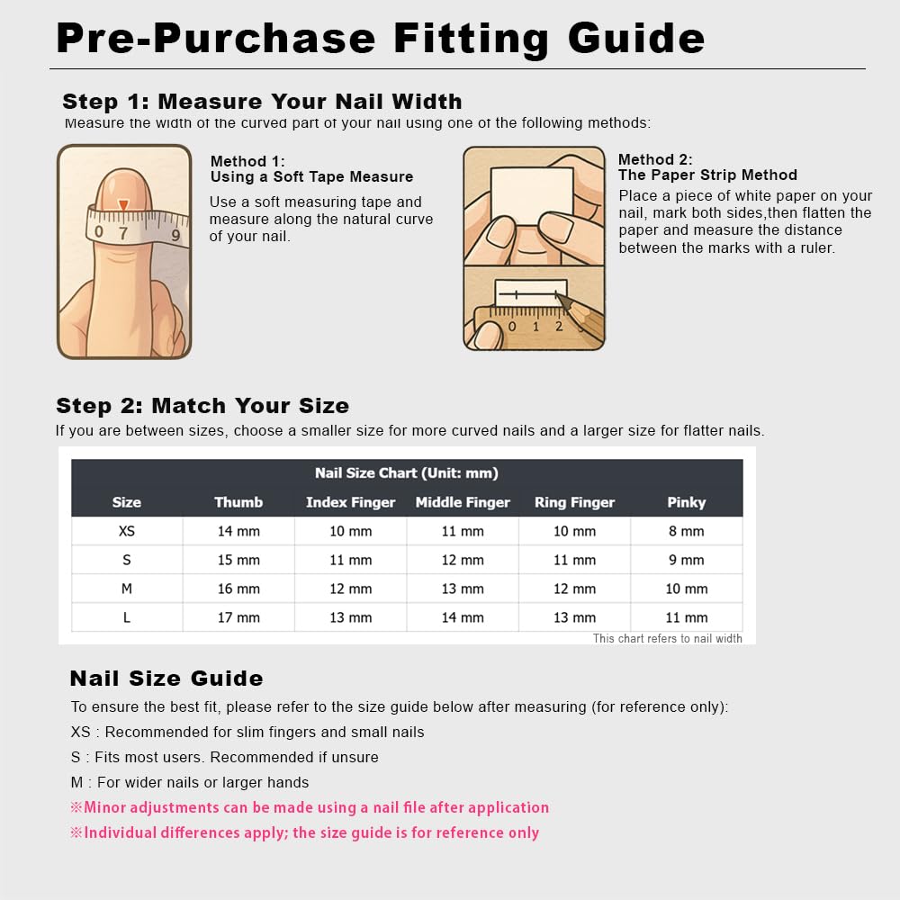 2IM Studio Handmade Press On Nails – 10 Piece Soft Gel Nail Kit with Glue & Tool Set, Reusable Artisan Nails, Salon-Quality Finish (Ruby Bloom-S)