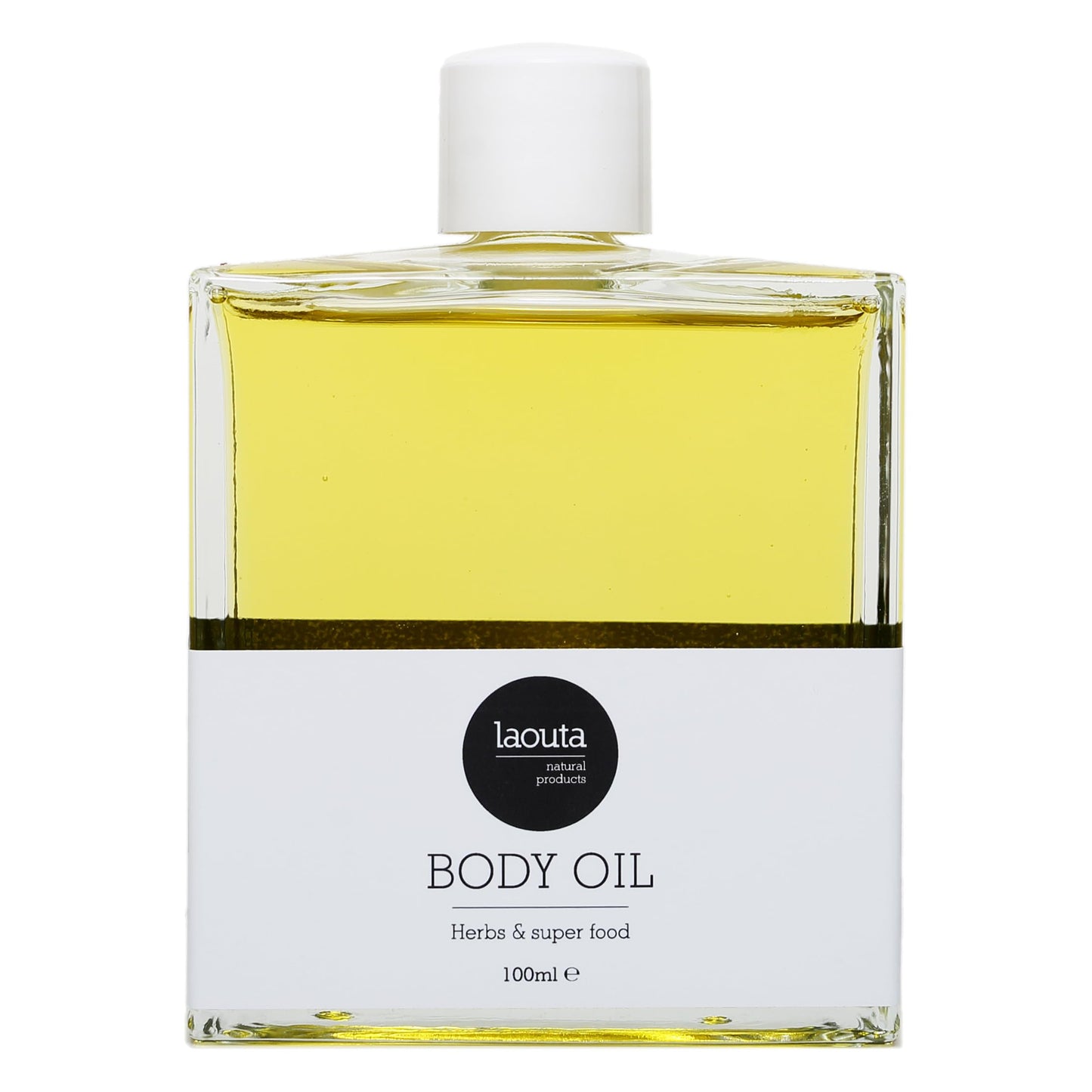LAOUTA Daily Hydration Body Oil – Greek Sage for Radiant Skin – Formulated w/Nourishing Natural Oils: Olive, Almond & Apricot – Hydrating/Luxury Body Oil (3.38 Fl oz)