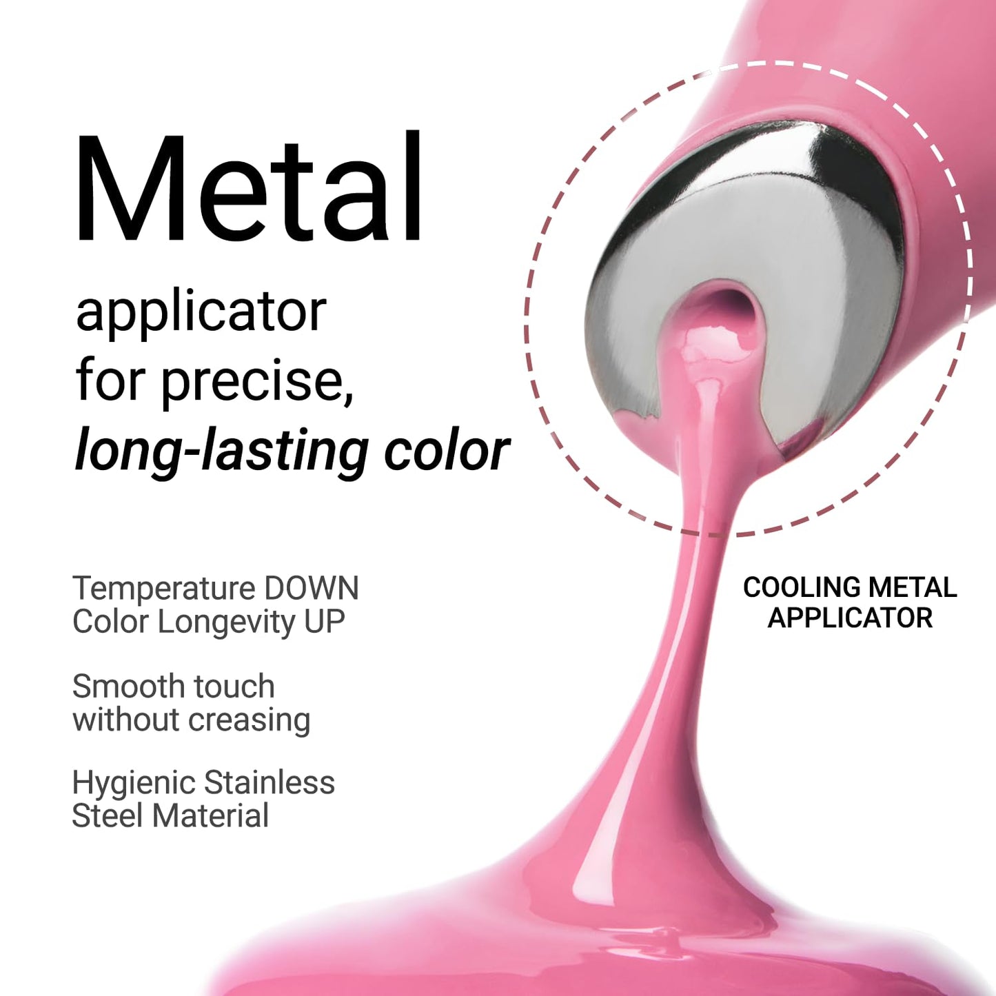 JUNG SAEM MOOL LIP-PRESSION Metal Serum Gloss | Hydrating Tinted Lip Balm with a Hygiene Precision Metal Applicator & Serum Infused Ingredients, Korean Lip Plumper Gloss