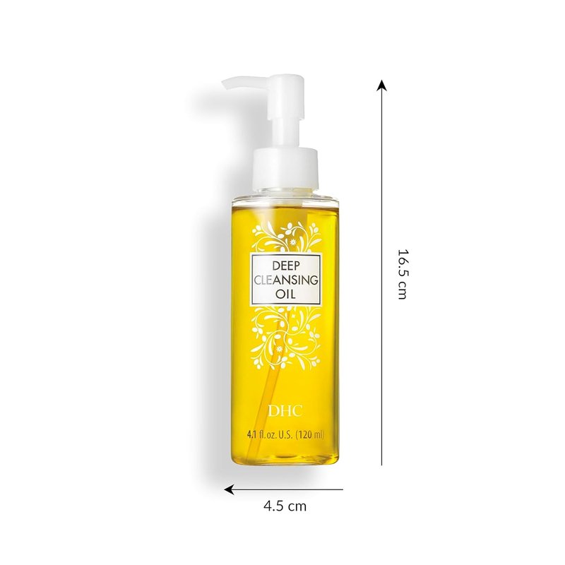 DHC Deep Cleansing Oil - Makeup Remover for All Skin Types | 4.1 fl. oz. Residue-Free Formula