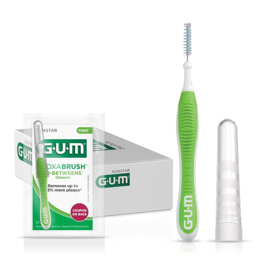 GUM Proxabrush Go-Betweens, Tight-Interdental Brushes, 872PQ, Professional Samples, 1 Count (Pack of 36)