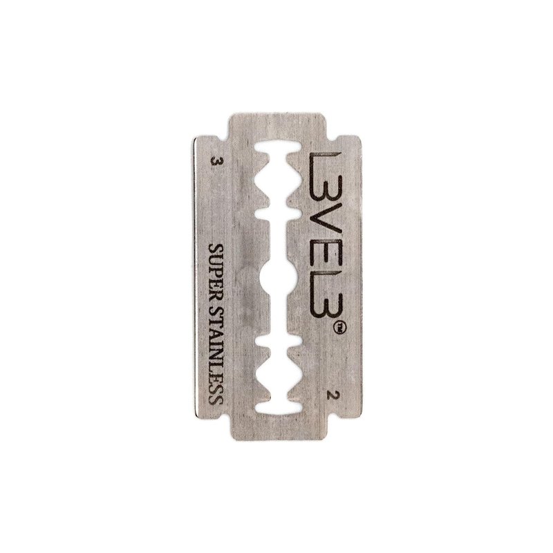 L3 Double Edge Razor Blades - Platinum Coated, Stainless Steel Razor Blades for the Close Shave - for Double Edged Safety Razors - 100 Count (3)