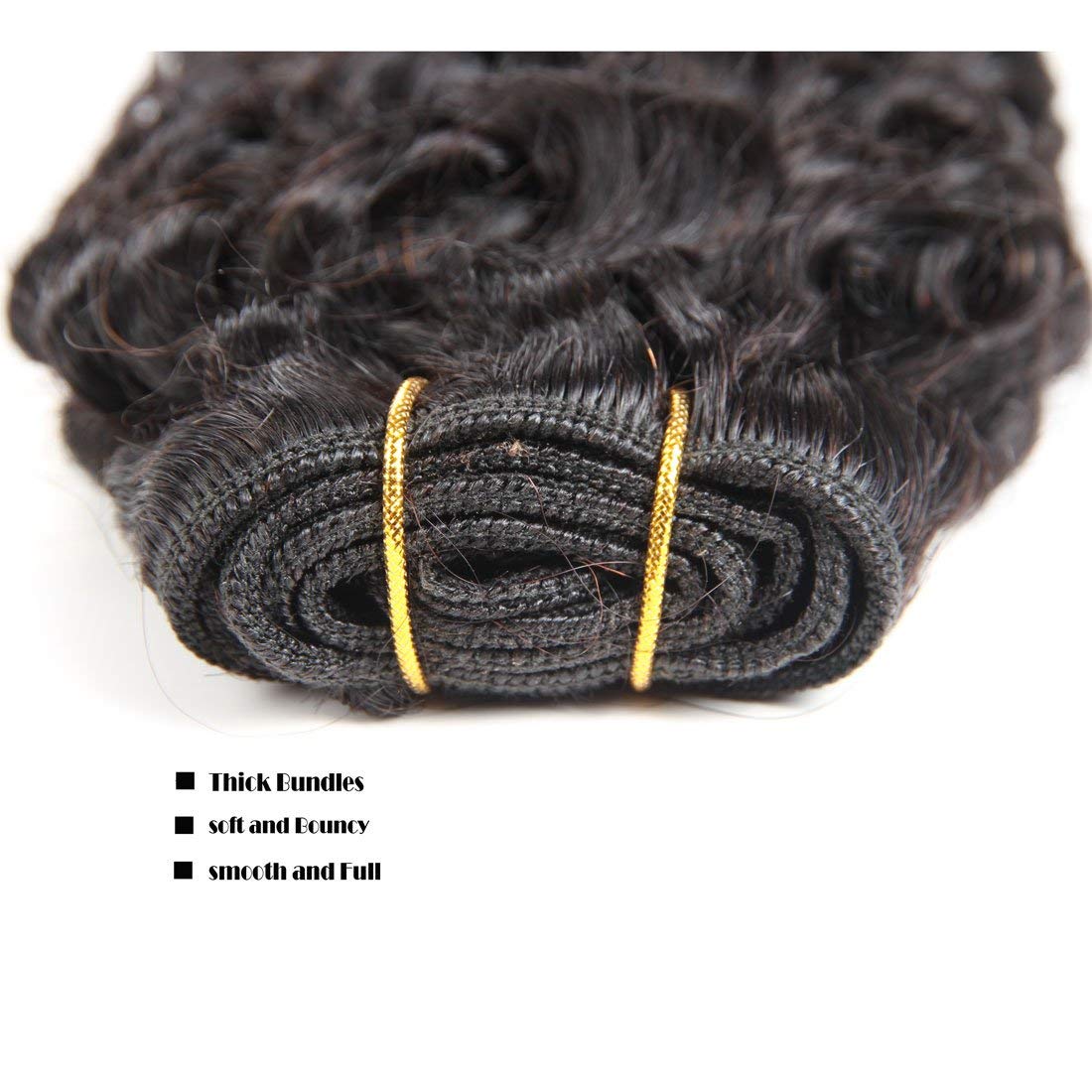 Brazilian Curly Bundles - Kinky Curly Virgin Human Hair | 50g/Bundle for Quick Weave