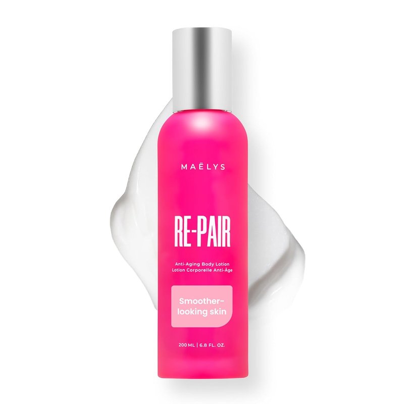 MAËLYS RE-PAIR Anti-Aging Body Lotion - Hydrating Hyaluronic Acid & Squalane - Reduces Fine Lines & Wrinkles | 6.8 Fl Oz