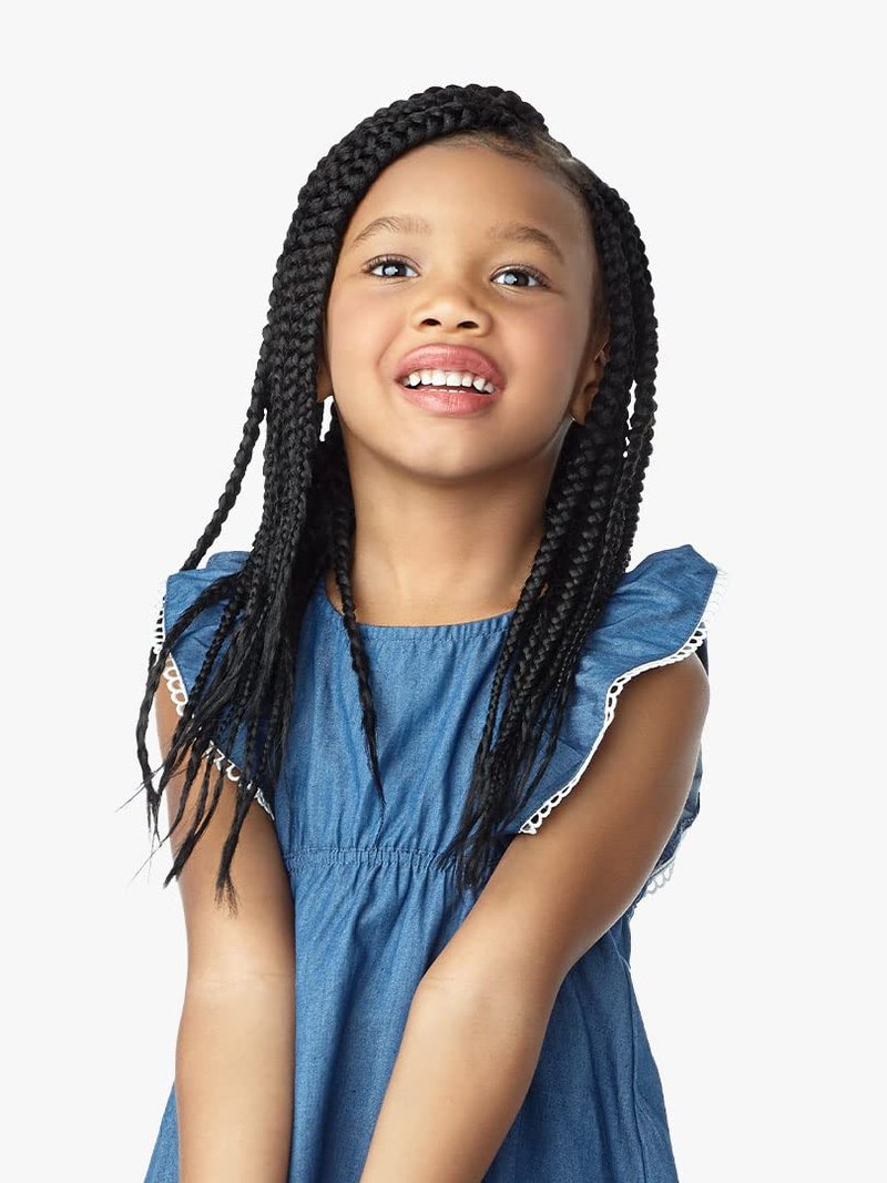 Sensationnel 3X RUWA PRE-STRETCHED KIDS BRAID 12″ (5-PACK, 1B)