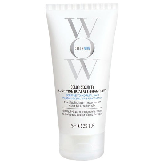 COLOR WOW Color Security Conditioner for Fine to Normal Hair – Weightless hydration for fine, thin, fragile hair | Detangles, nourishes + adds shine with Argan Oil | Color safe | Heat protection