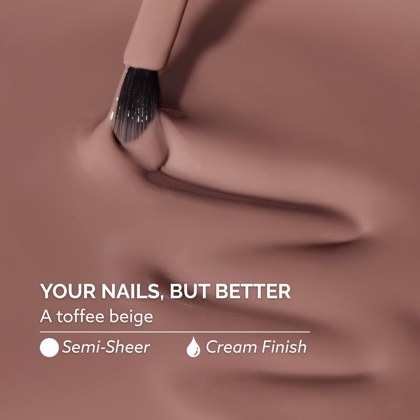 Dazzle Dry Nail Lacquer (Step 3) - Your Nails, But Better - A toffee beige. Semi-sheer cream. (0.5 fl oz)