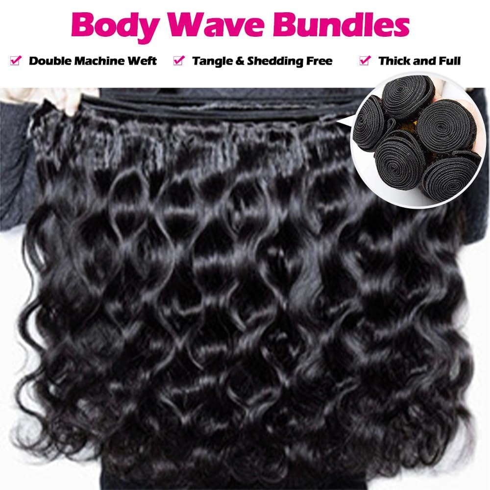12A Human Hair Bundles 20 Inch Brazilian Body Wave Single Bundles 100% Brazilian Unprocessed Virgin Human Hair 1 Weave Bundle