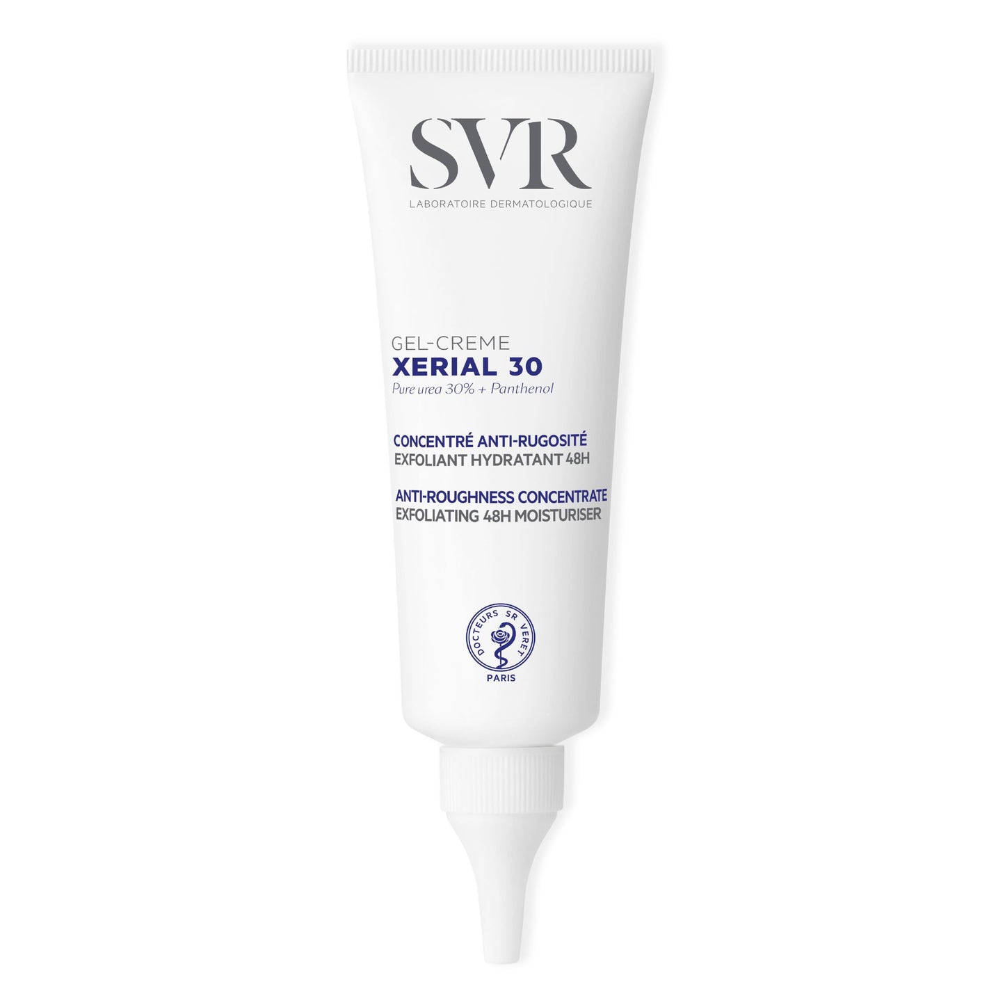SVR - Xerial 30 Concentrated Body Gel Cream - Targeted moisturizer with 30% Urea for rough, bumpy skin: elbows, knees, hands, arms, and skin prone to keratosis pilaris - 2.5 fl.oz