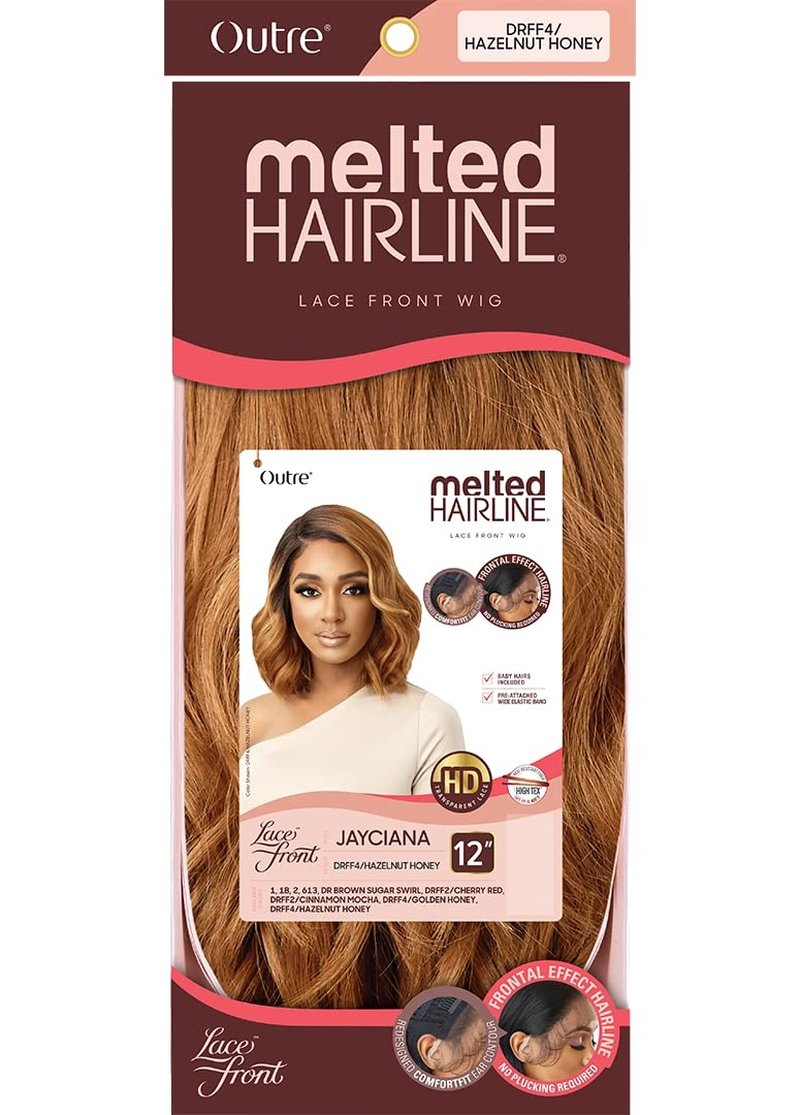 Outre Synthetic Melted Hairline HD Lace Front Wig - JAYCIANA (Color:1 Jet Black)