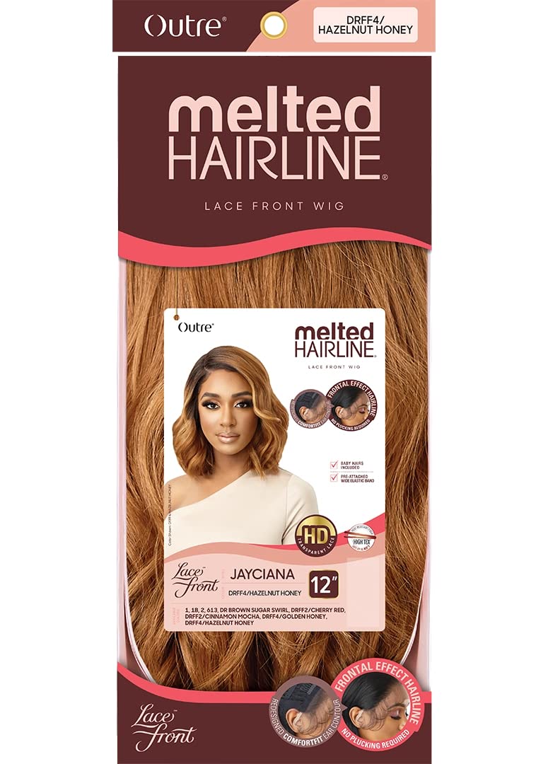 Outre Synthetic Melted Hairline HD Lace Front Wig - JAYCIANA (Color:1 Jet Black)