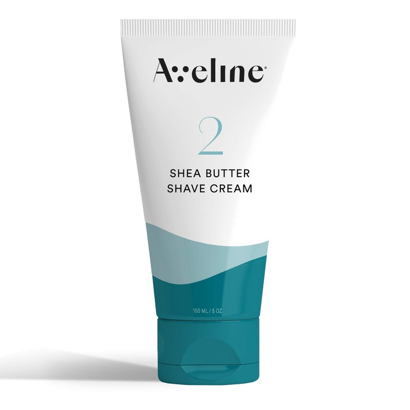 Aveline Smooth Women's Razor with 6-Blade Cartridge, Smooth Razor Blade Refill 6-Blade Cartridges (4 Refills), & Shea Butter Shaving Cream