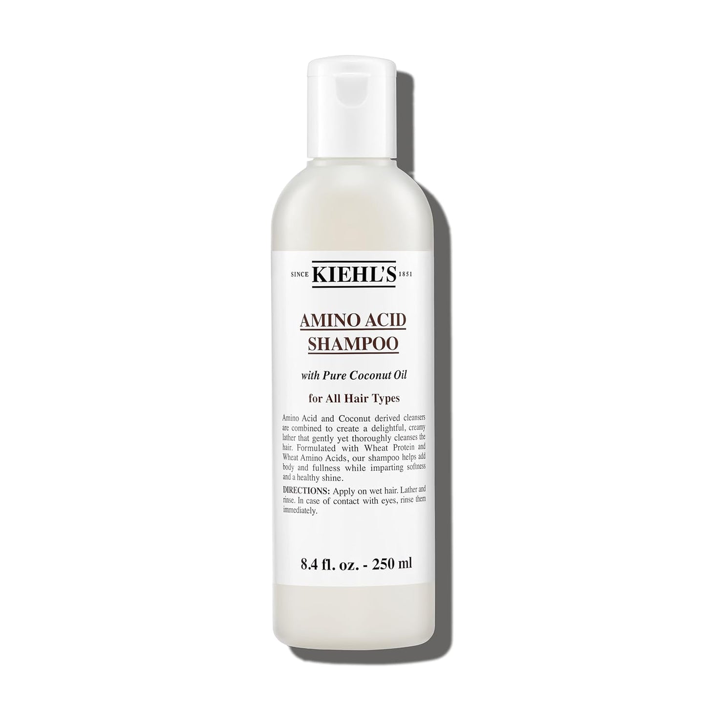 Kiehl's Amino Acid Shampoo - Strengthening Formula with Coconut Oil | Paraben-Free, All Hair Types