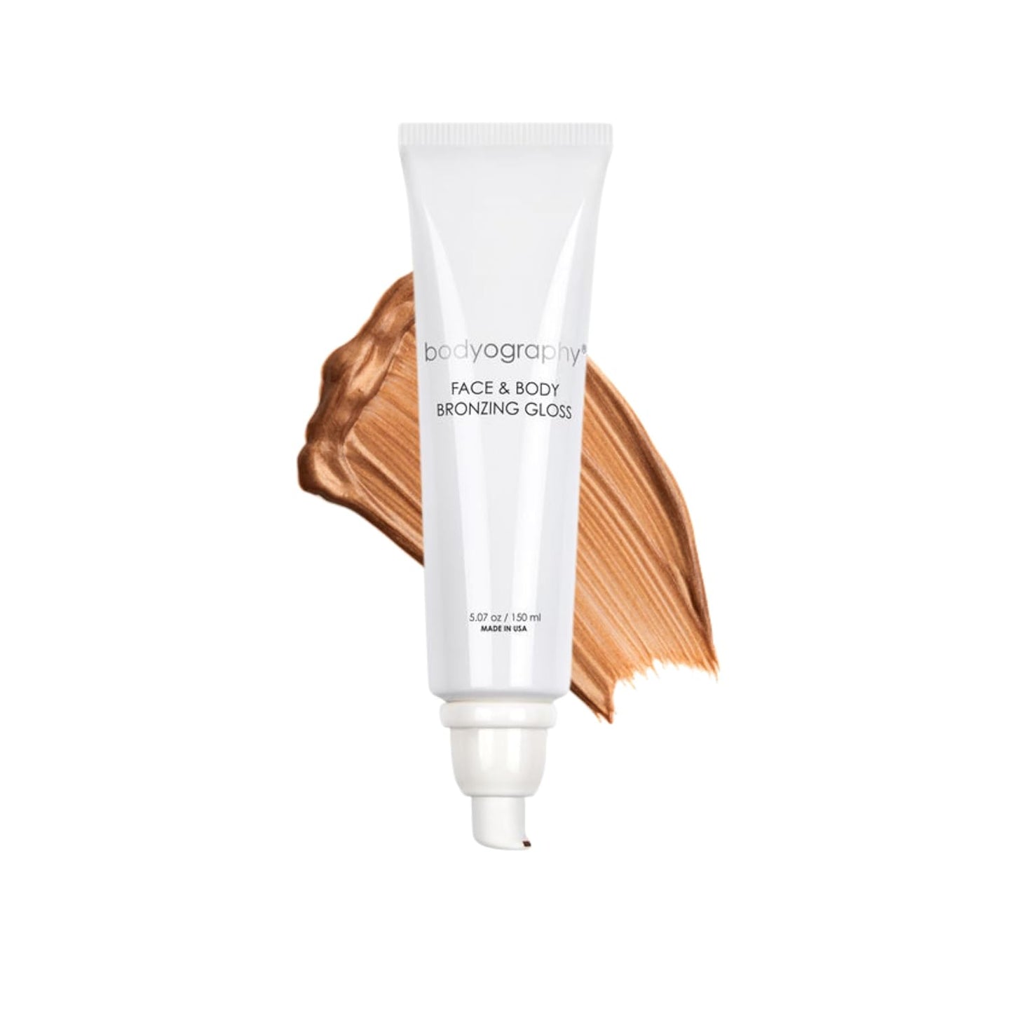 Bodyography Bronzing Gloss for Women - Hydrating Glow with Jojoba Oil & Hyaluronic Acid | 1.69 oz, Vegan Shimmer Finish