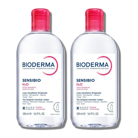 Bioderma Sensibio H2O Micellar Water - Gentle Makeup Remover for Sensitive Skin | 16.7 Fl Oz