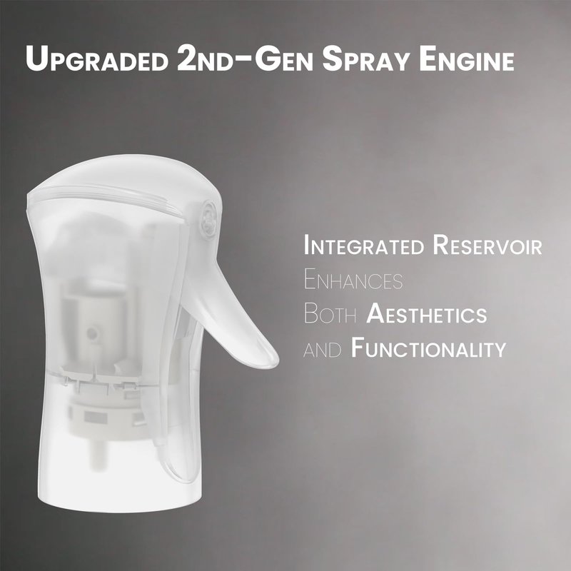 Mistifi Continuous Ultra Fine Mist Spray Bottle (200ml 1Pcs, Transparent bottle)