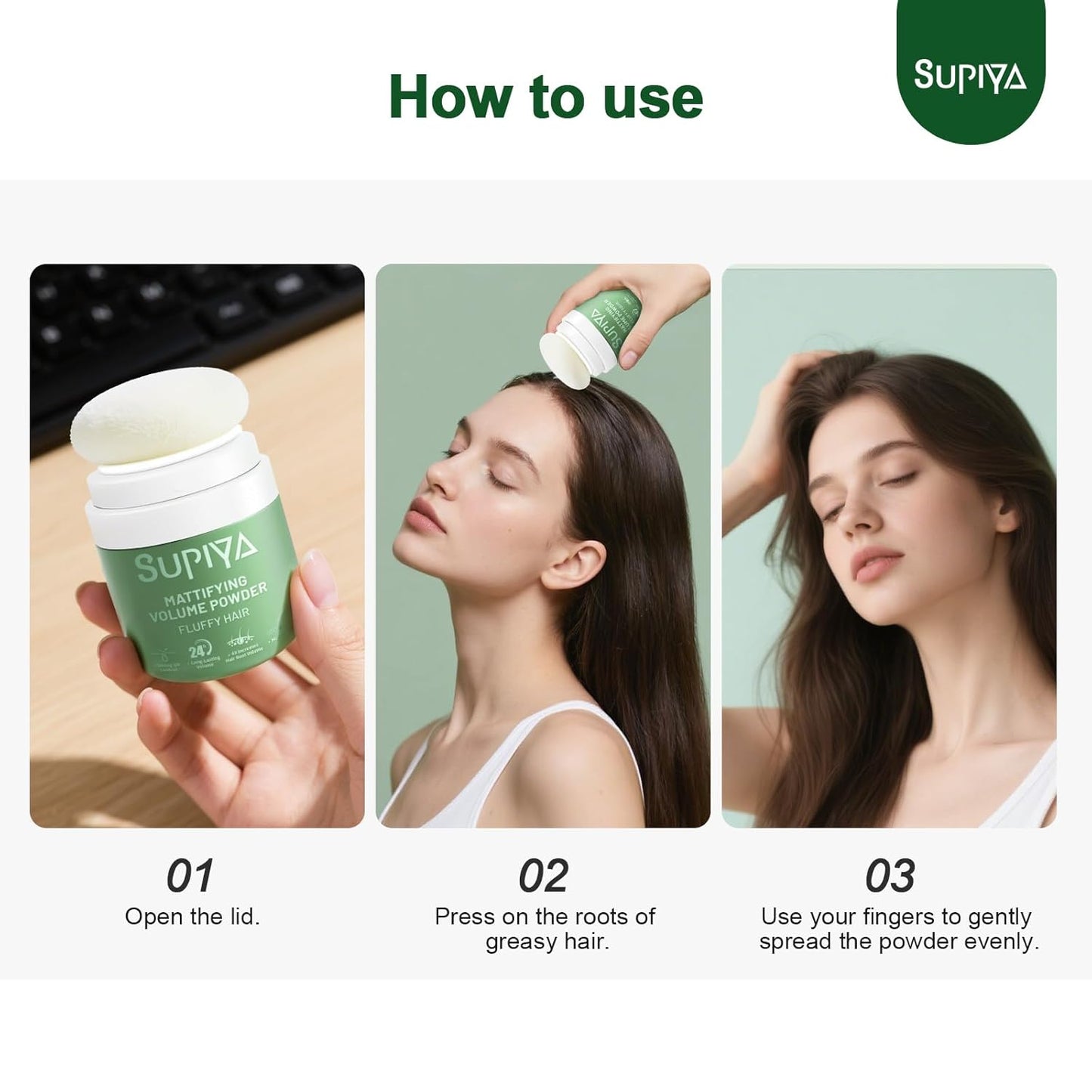 Dry Shampoo Powder - Mattifying Volume for Men & Women | Instantly Absorbs Oil & Adds Volume