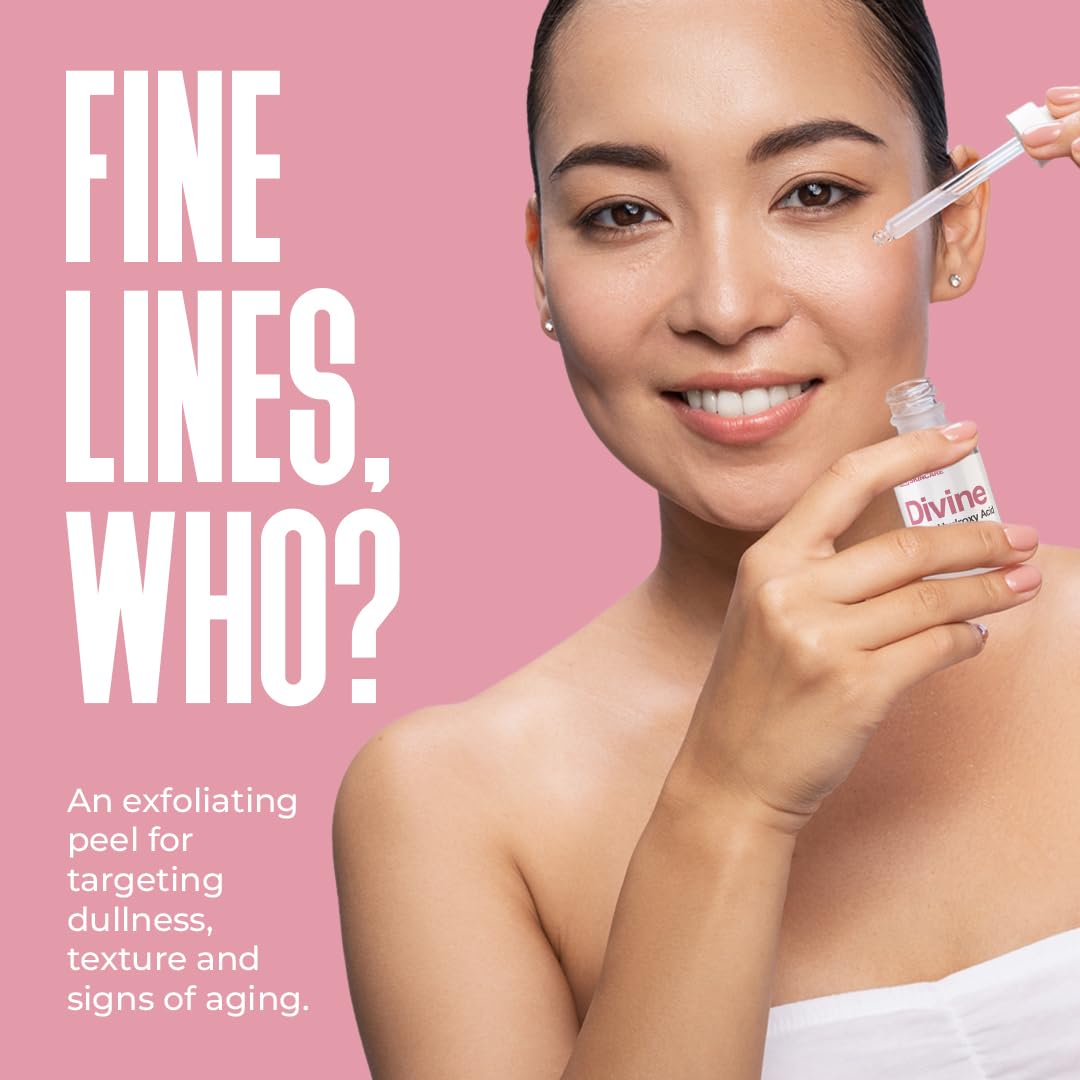 Anti Aging Skin Care Set: Glycolic Acid Peel 60% & Glycolic Resurfacing Pads - This Ultra Potent Duo Will Purify Your Skin & Eliminate Wrinkles, Acne Scarring For an Ultra Clear & Glowing Complexion