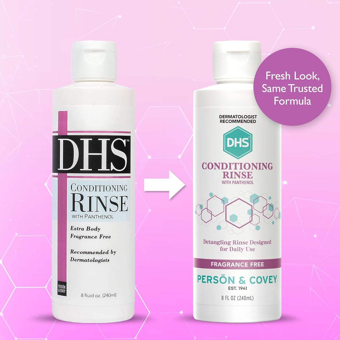 Dhs Dhs Conditioning Rinse With Panthenol, 8 Oz (Pack Of 2)
