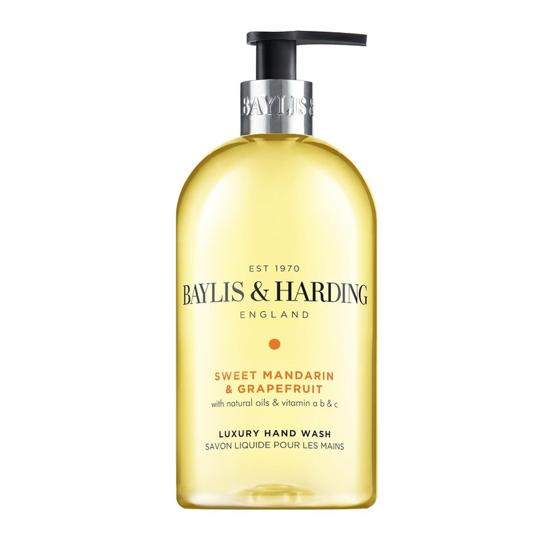 Baylis & Harding Liquid Hand Soap - Sweet Mandarin & Grapefruit | 16.9oz/500ml (3-Pack)