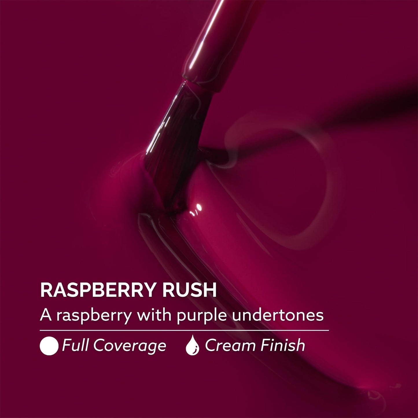 Dazzle Dry Mini Kit 4 Step System - Raspberry Rush, a full coverage raspberry with purple undertones. (5 Piece Kit / 5 Manicures)