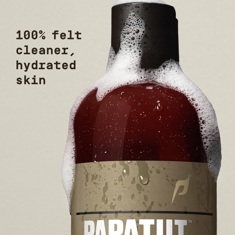 PAPATUI by Dwayne Johnson Refreshing Exfoliating Body Wash for Men | Hydrating & Made with Coconut Oil | Vanilla Shea | 18 oz