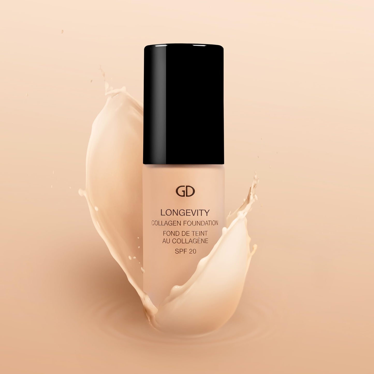 GA-DE Longevity Collagen Foundation 503 - SPF Face Makeup - Hydrates Skin and Improves Elasticity - Full Coverage and Matte Finish - 1 oz