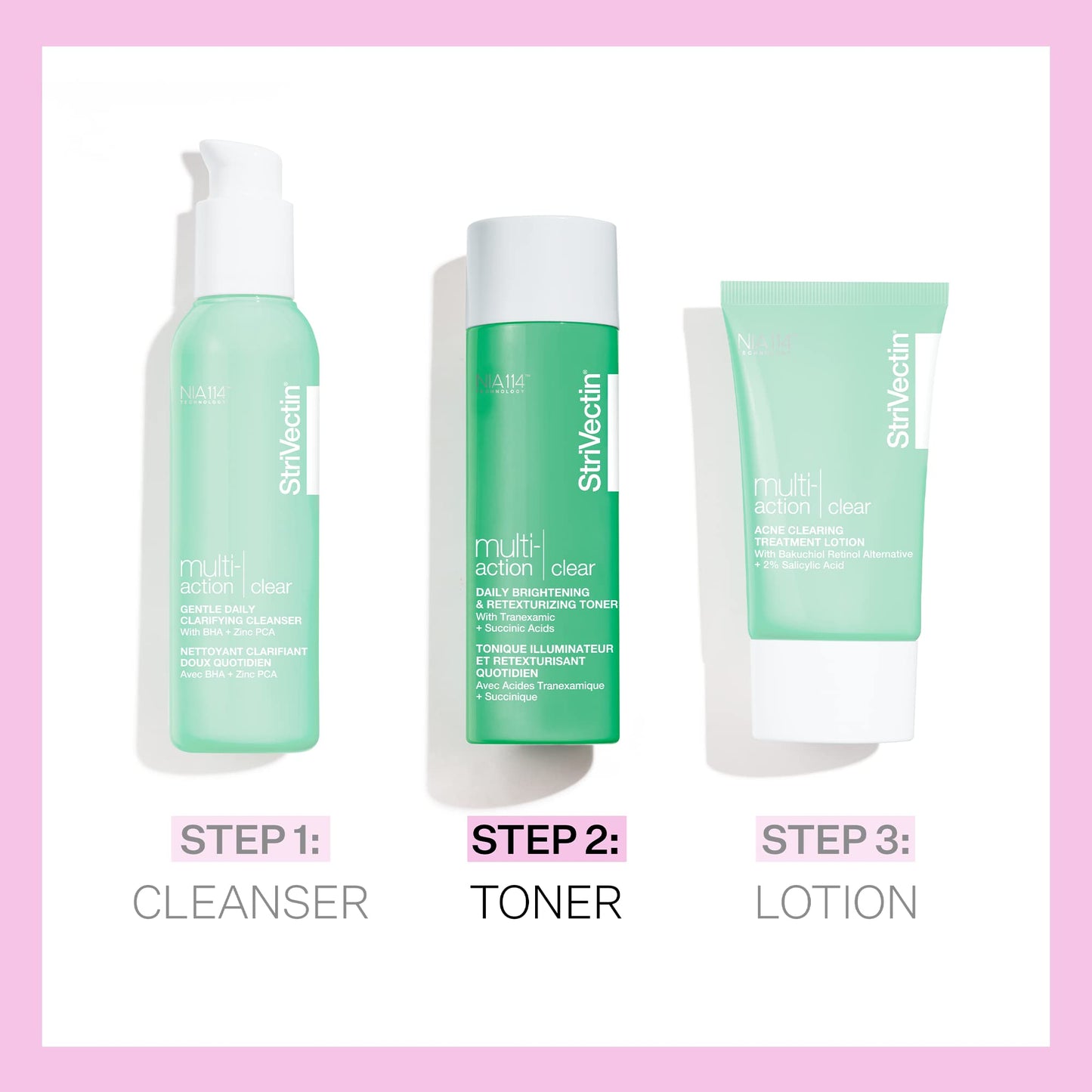 StriVectin Multi Action Clear Daily Brightening & Retexturing Toner for Acne and Blemish Prone Skin for Clearer, Smoothening and Brightening, Less Breakouts and Pimples for Healthy Looking Face