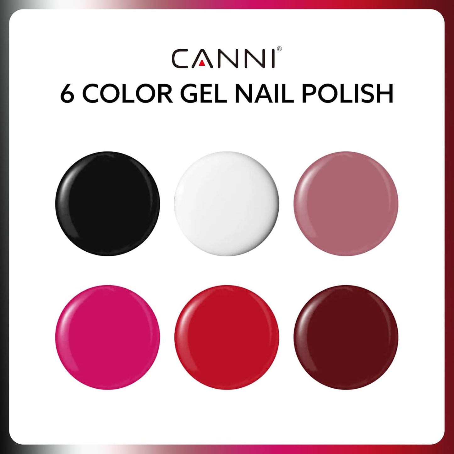 Gel Nail Polish Set - 12 Vibrant Colors for Long-Lasting Manicure | CANNI