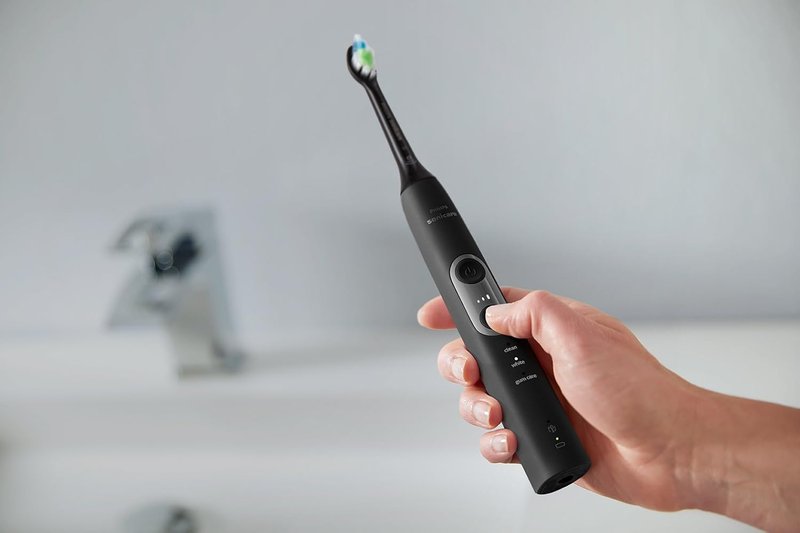 Philips Sonicare ProtectiveClean 6500 Electric Toothbrush - Pressure Sensor, 3 Modes, Black | HX6462/08