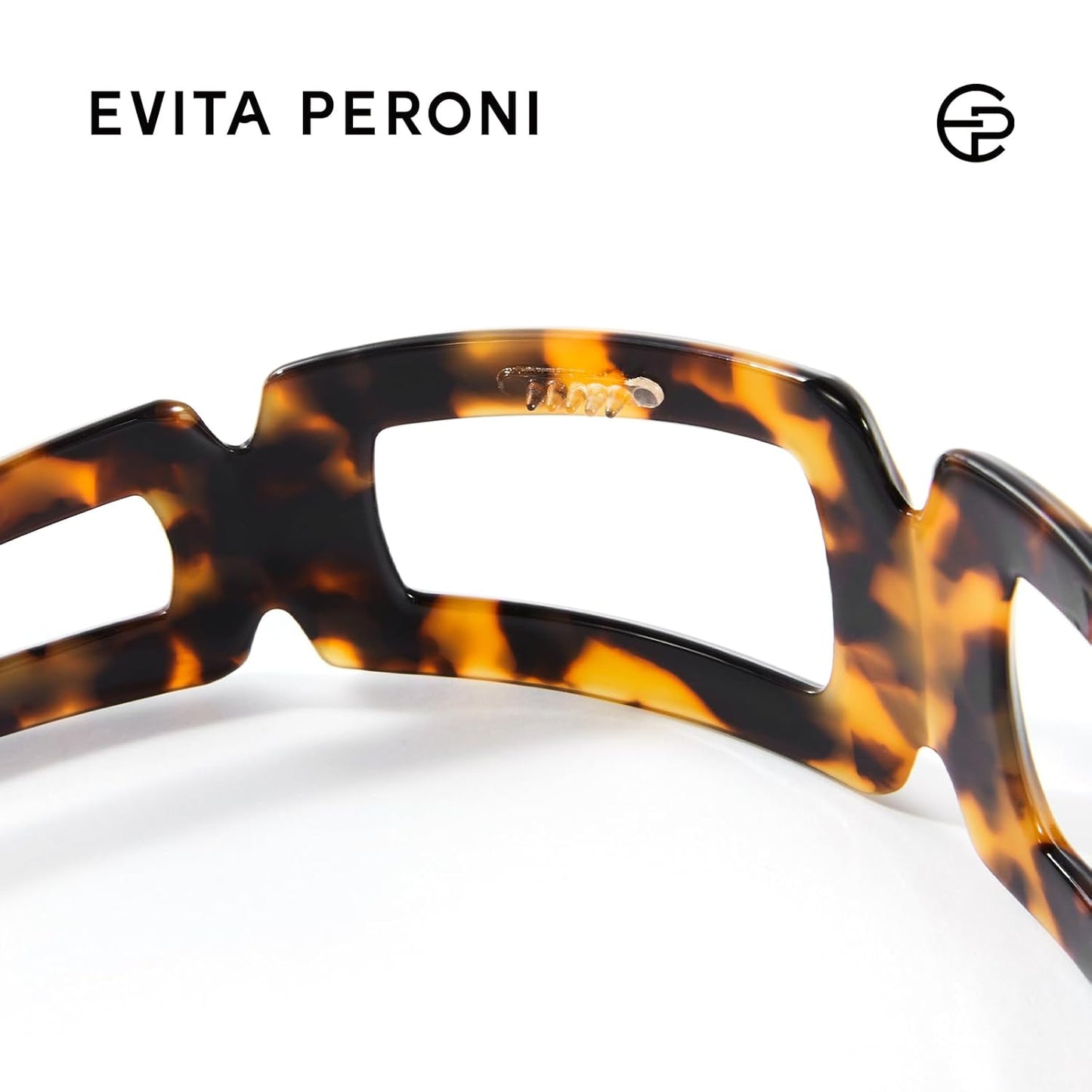 Evita Peroni Tortoise Shell Headband for Women - Non-Slip Comfortable Acetate Hairband | Fashion Accessory