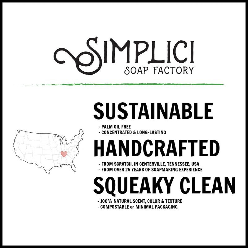 Simplici Anise & Clove Natural Soap (with pure essential oils) 6 Bar Value Bag. Palm Free.