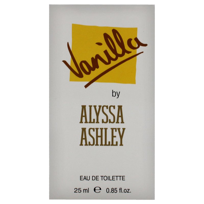 Alyssa Ashley Vanilla - Mini Perfumes for Women - Vanilla Fragrance with White Flowers and White Rose Petals - 0.85 oz EDT Spray