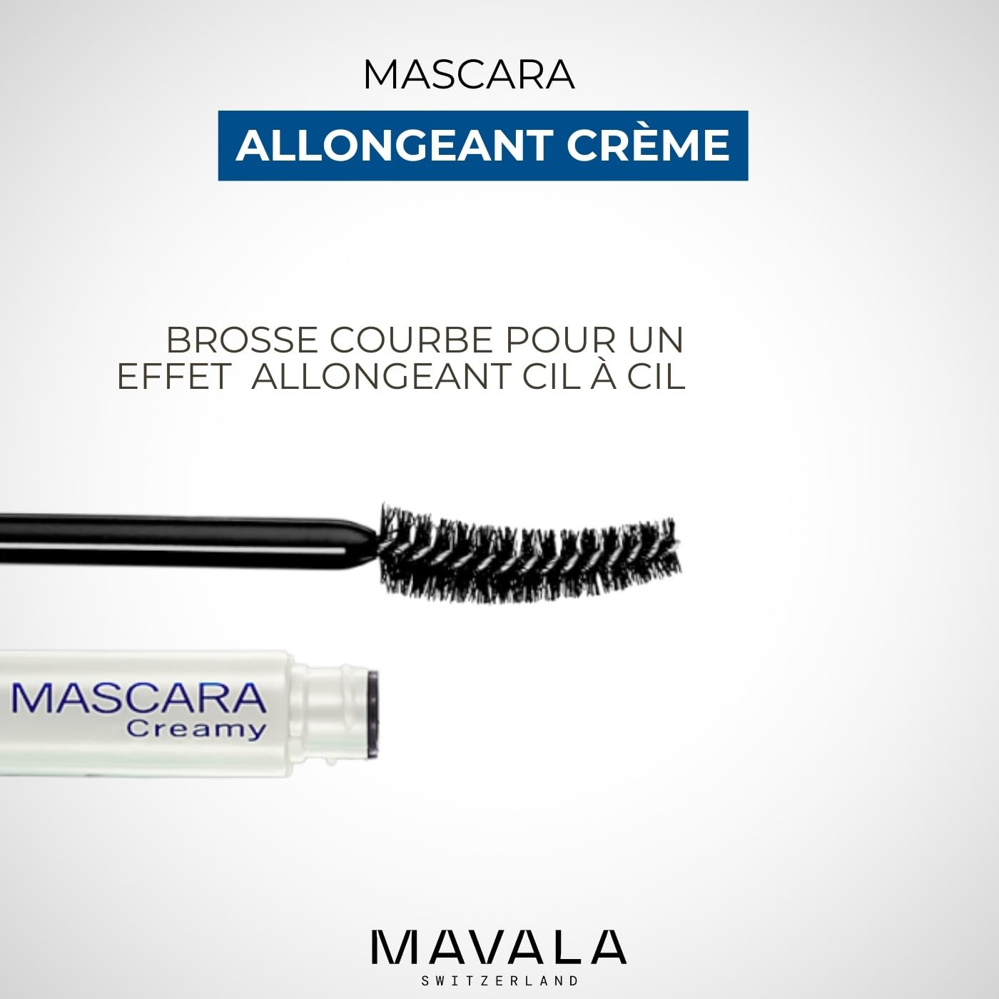 Mavala Mascara Creamy, Brown, 0.32 Ounce