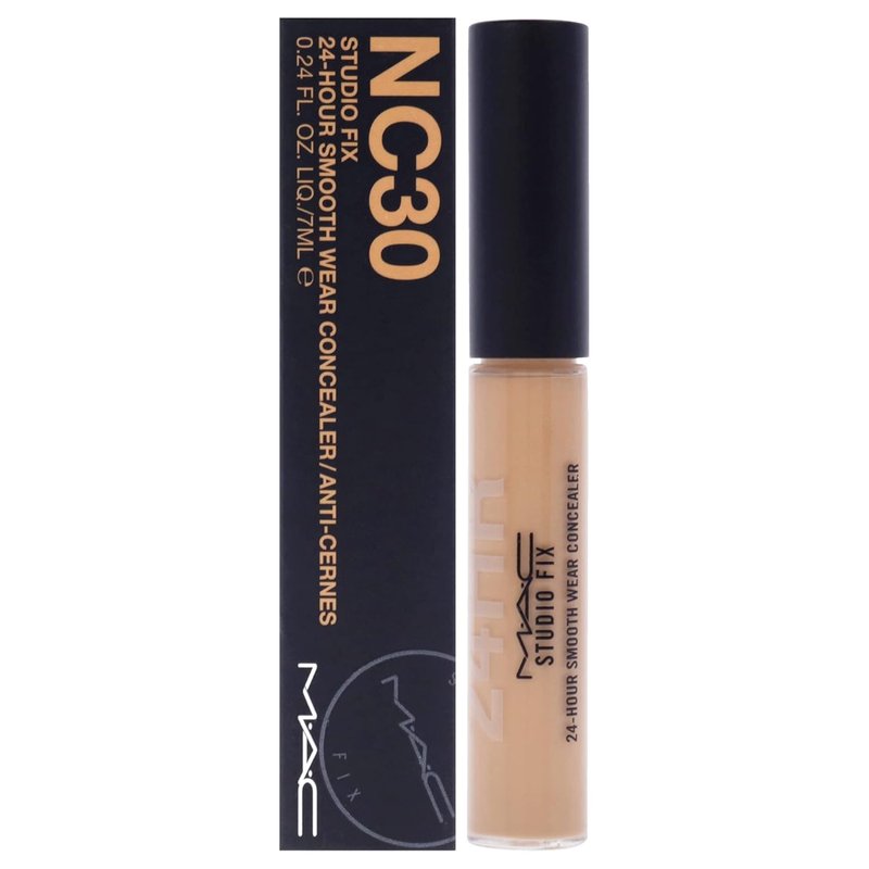 MAC Studio Fix 24 Hour Concealer - Long-Lasting NC30 Shade for Flawless Coverage | 0.24 oz