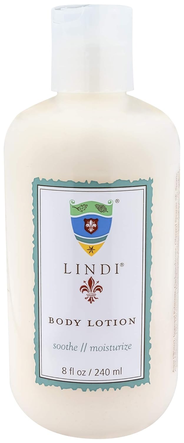 Lindi Skin Body Lotion - Hypoallergenic Moisturizer for Sensitive Skin | Antioxidant-Rich, 8 fl oz