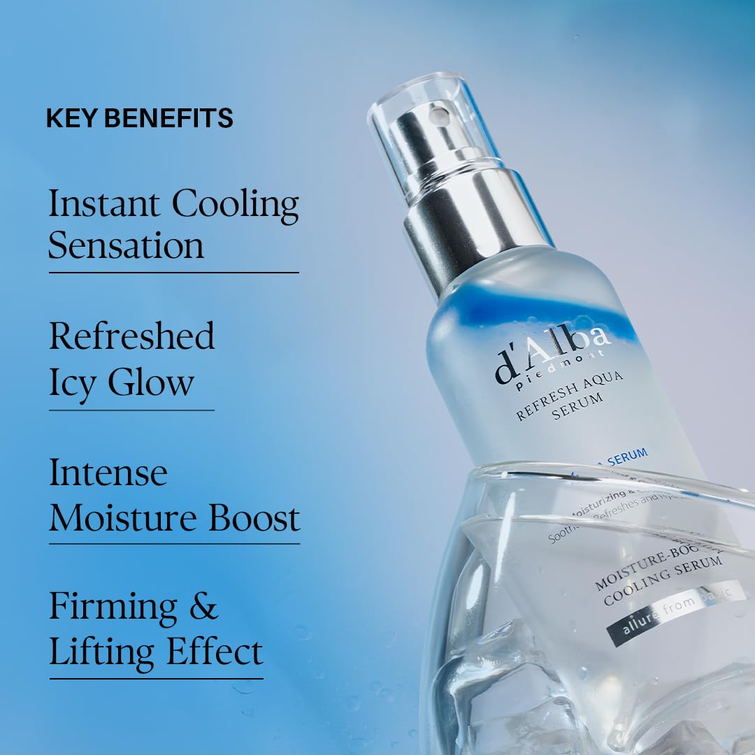 d'alba Piedmont Italian White Truffle Spray Serum, Vegan Skin Care, Light-weight Face Moisturizer, Glow Serum for Radiant Skin, All In One Mist, Korean Skin Care