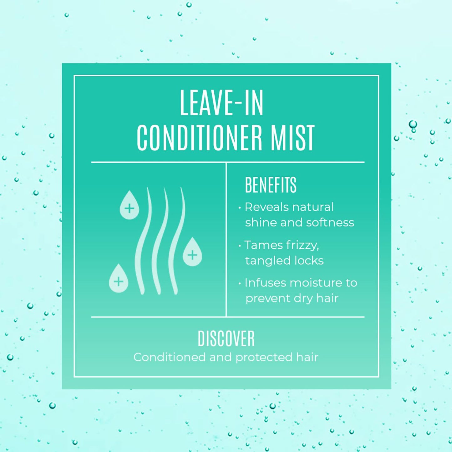 Malibu C Leave-In Conditioner Mist Moisturizing Heat Protectant for All Hair Types (9 oz), Hard Water Wellness Hair Remedy (3 Packets) Moisture, Repair & Mineral Buildup Removal