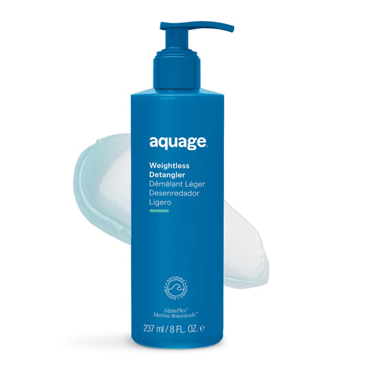 Aquage Weightless Detangler - Detangling Conditioner for Women - Provides Lightweight Hair Hydration & Removes Tangles - Enhances Volume and Shine for Fine, Thin Hair (8 oz)