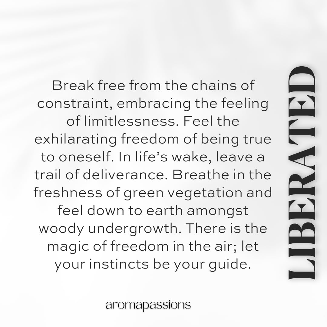 LIBERATED | Inspired by SANTAL 33 | Pheromone Perfume Cologne for Men and Women | Extrait De Parfum | Long Lasting Dupe Clone Essential Oil Fragrance | Perfume De Hombre Mujer