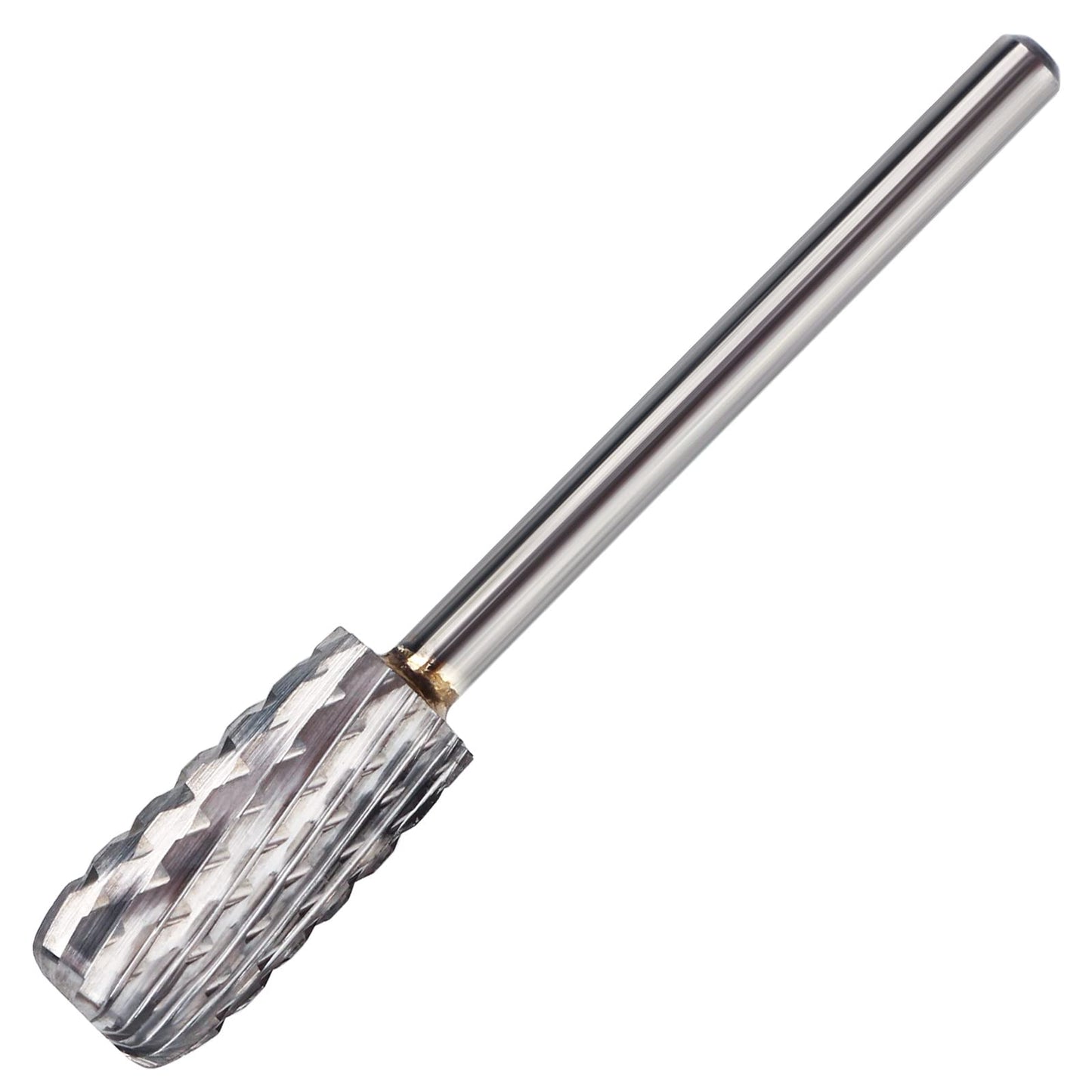 QUNZHAO Nail Drill Bits Dust Droof Bit Tungsten Steel Fast Remove Acrylic or Hard Gel 3/32" Shank - Manicure, Nail Art, Drill Machine Accessories (2X Extra coarse-2XC, Silver)