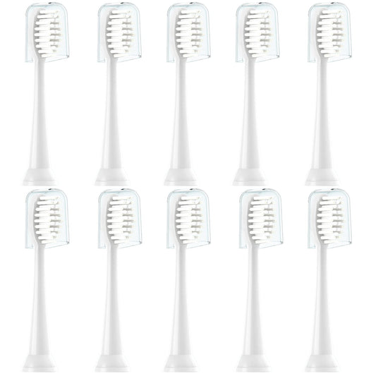 CILGEWH Replacement Toothbrush Heads 10 Pack Compatible with TAO Clean Electric Toothbrush,White