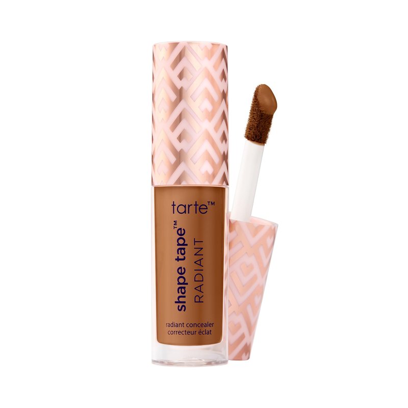 tarte shape tape radiant concealer – Medium-Coverage, Hydrating Finish Under Eye Concealer for Dark Circles, Redness & Discoloration, Vegan, Cruelty-Free, travel size, 53S deep sand
