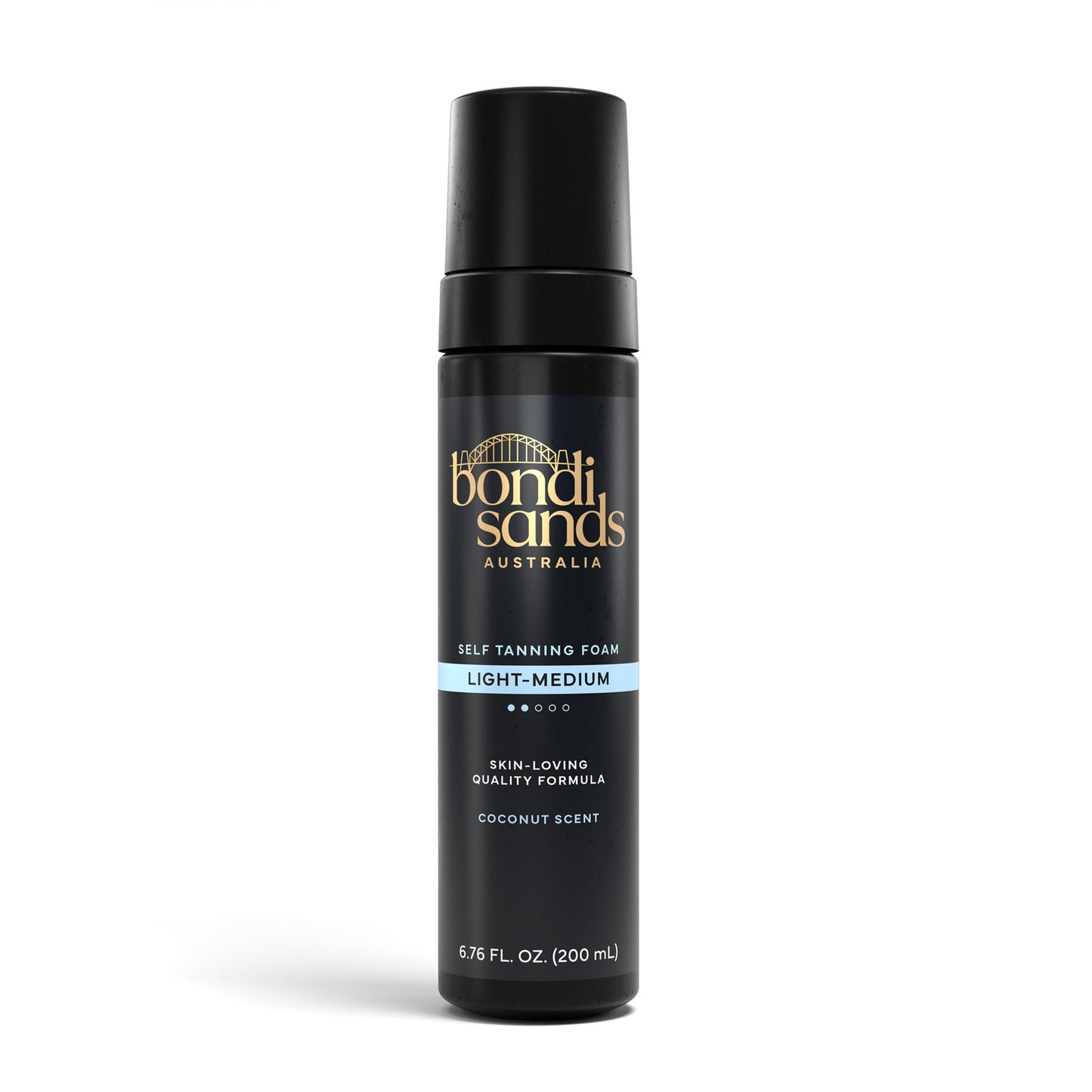 Bondi Sands Self Tanning Foam | Lightweight, Self-Tanner Foam Enriched with Aloe Vera and Coconut Provides an Even, Streak-Free Tan | 6.76 oz/200 mL