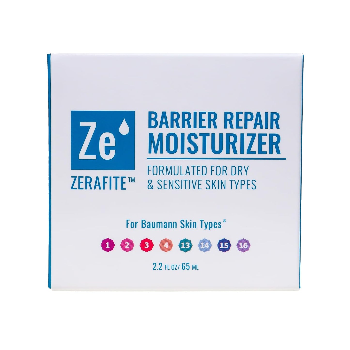 ZERAFITE Barrier Repair Face Moisturizer for Dry & Sensitive Skin Types (2.2 fl. oz./65 ML)