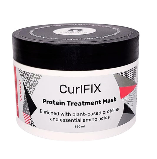 My Curly Way CurlFIX Protein Treatment Hair Mask, 100% Vegan, 11.8 fl oz. Enriched with Plant-Based Proteins and Essential Amino Acids, Deep Conditioner for Damaged or Dull Hair