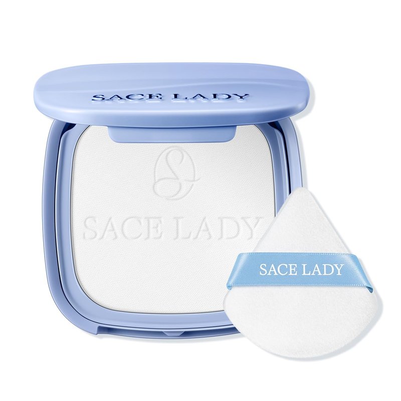SACE LADY Face Powder - Waterproof Setting Makeup Compact for Oil Control | Talc-Free, 0.35 Oz, Translucent